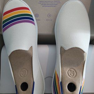 Rothy's limited edition pride slip on sneakers